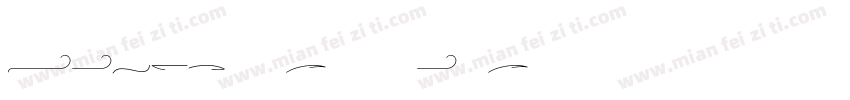 Barlouth Swash字体转换